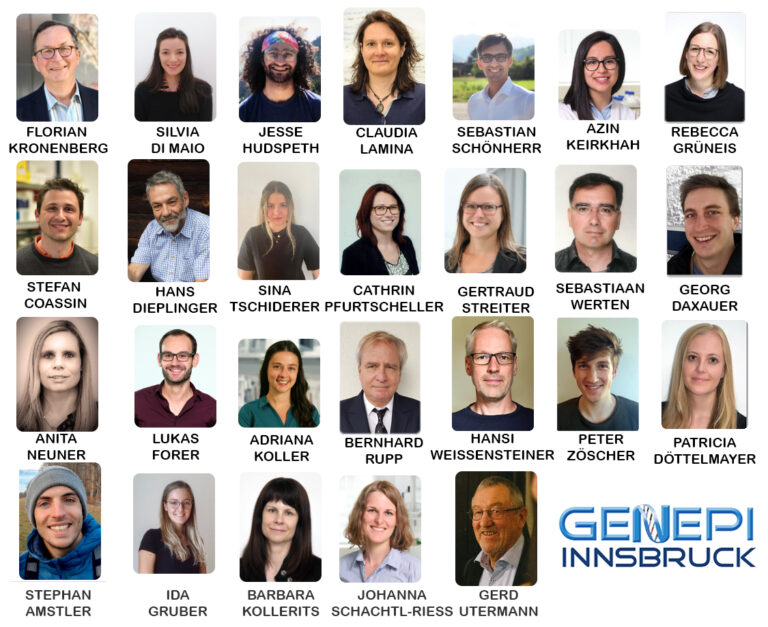 Fig. 1: Genetic Epidemiology team. The picture shows all members of staff in 2021/22. (Copyright: Institute of Genetic Epidemiology)